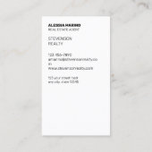 Carte De Visite Agent immobilier (Dos)