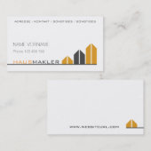 Carte De Visite Agent immobilier (Devant / Derrière)