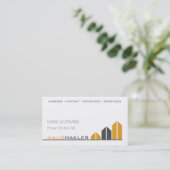 Carte De Visite Agent immobilier (Debout devant)