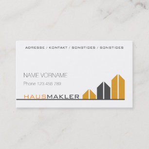 Carte De Visite Agent immobilier