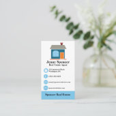 Carte De Visite Agent immobilier (Debout devant)