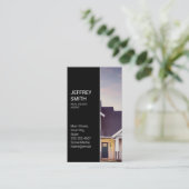 Carte De Visite Agent immobilier (Debout devant)