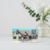 Carte de visite agent immobilier (Debout devant)