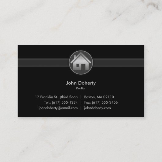 Carte De Visite Agent immobilier (Devant)