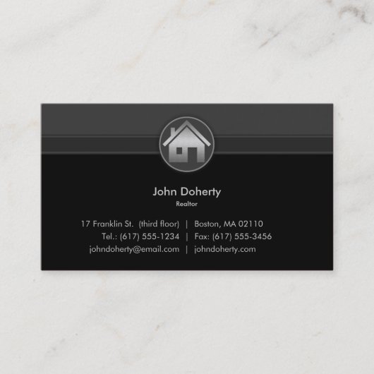 Carte De Visite Agent immobilier (Devant)