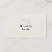 Carte De Visite Agent Immobilier (Dos)
