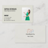 Carte De Visite Agent Immobilier (Devant / Derrière)