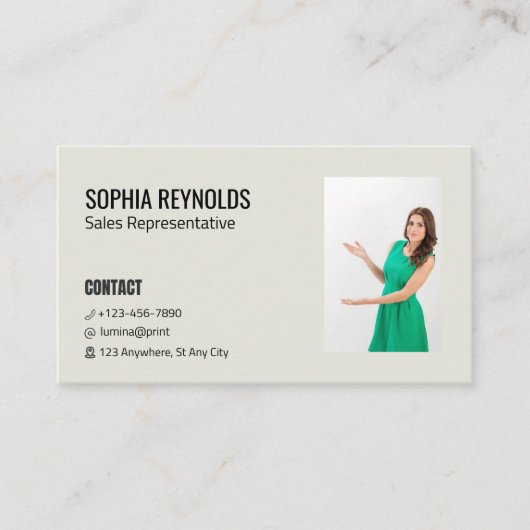 Carte De Visite Agent Immobilier (Devant)