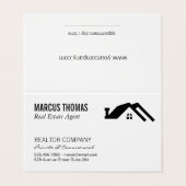 Carte De Visite Agent immobilier (Extérieur déplié)