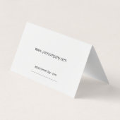 Carte De Visite Agent immobilier (Dos)