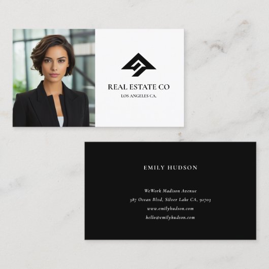 Carte De Visite Agent immobilier (Devant / Derrière)