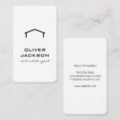 Carte De Visite Agent immobilier (Devant / Derrière)