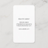Carte De Visite Agent immobilier (Dos)