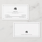 Carte De Visite Agent immobilier (Devant / Derrière)