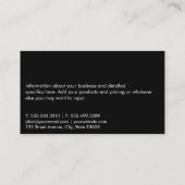 Carte De Visite Agent immobilier (Dos)