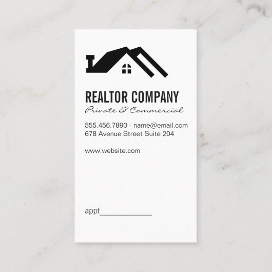 Carte De Visite Agent immobilier (Dos)