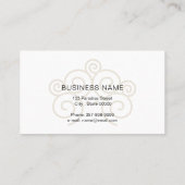 Carte De Visite Agent immobilier avec trehouse couleur or (Dos)