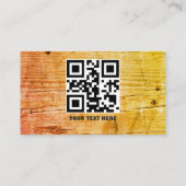 Carte De Visite agent immobilier bois de construction meubles  (Dos)