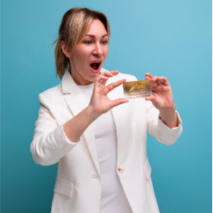 Carte De Visite Agent immobilier Broker Maison Parties scintillant