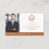 Carte De Visite Agent immobilier chaleureux moderne professionnel (Dos)