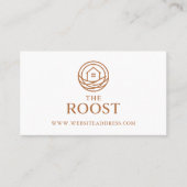 Carte De Visite Agent immobilier chaleureux moderne professionnel (Devant)