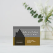 Carte De Visite Agent immobilier chic de vente à la maison de maxi (Debout devant)