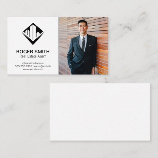 Carte De Visite Agent immobilier | Classique (Devant / Derrière)