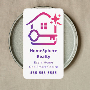 Carte De Visite Agent immobilier Courtier en immobilier Consultant