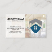 Carte De Visite Agent immobilier | Cuisine | Logo du détaillant (Devant)