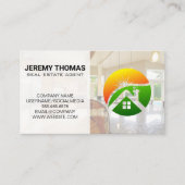 Carte De Visite Agent immobilier | Cuisson | Logo de Realtor moder (Devant)
