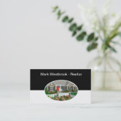 Carte De Visite Agent immobilier de conception professionnelle (Debout devant)