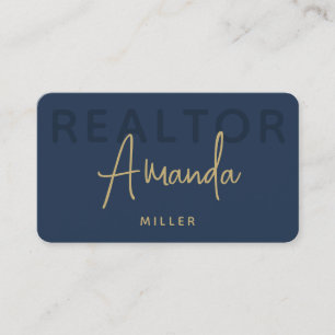 Carte De Visite Agent immobilier de courtier de logos personnalisé