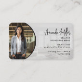 Carte De Visite Agent immobilier de courtier immobilier unique mod (Dos)