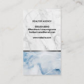 Carte De Visite Agent immobilier devant la maison (Dos)