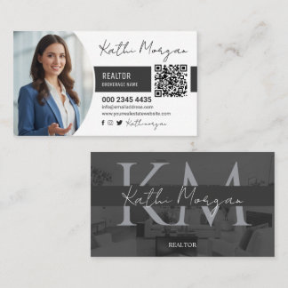 Carte De Visite Agent immobilier, Entreprise immobilière, Agent im