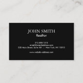 Carte De Visite Agent immobilier exceptionnel (Dos)