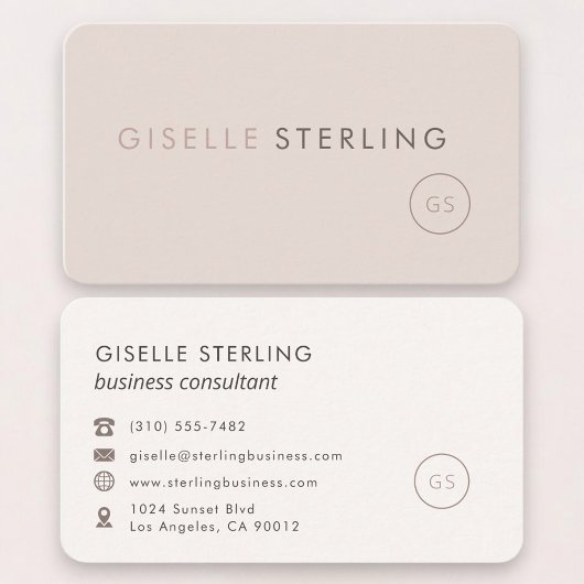 Carte De Visite Agent Immobilier Féminin Professionnel