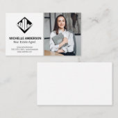 Carte De Visite Agent immobilier | Femme d'affaires (Devant / Derrière)