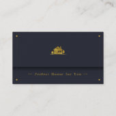 Carte De Visite Agent immobilier | Graphic Golden House (Dos)