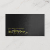 Carte De Visite Agent immobilier gris moderne professionnel (Dos)