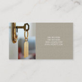 Carte De Visite Agent immobilier Immobilier Immobilier Maison de l (Dos)