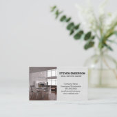 Carte De Visite Agent immobilier | Intérieur du loft (Debout devant)