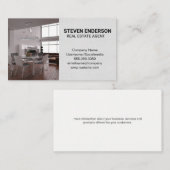 Carte De Visite Agent immobilier | Intérieur du loft (Devant / Derrière)