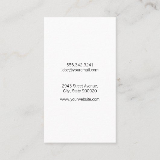 Carte De Visite Agent immobilier | Leather Lux Executive (Dos)