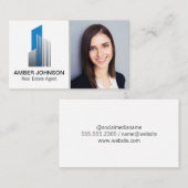 Carte De Visite Agent immobilier | Logo de construction (Devant / Derrière)
