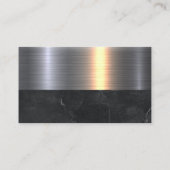 Carte De Visite Agent immobilier | Logo des touches d'accueil (Dos)