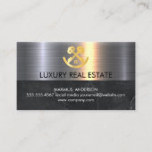 Carte De Visite Agent immobilier | Logo des touches d'accueil (Devant)