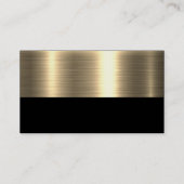 Carte De Visite Agent immobilier | Logo House Gold (Dos)