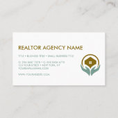 Carte De Visite Agent immobilier loue une maison (Dos)