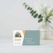 Carte De Visite Agent immobilier | Maison (Debout devant)